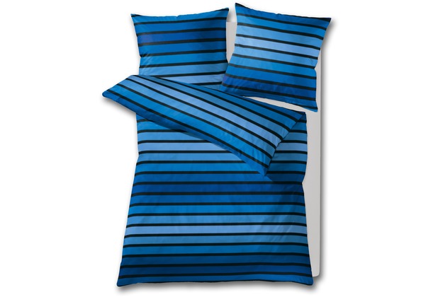 Kleine Wolke Bettwäsche Neapel königsblau Standard Bettbezug 135x200cm