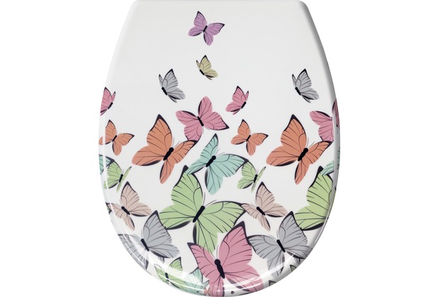 Kleine Wolke WC-Sitz Butterflies, Multicolor 37 x 45 cm