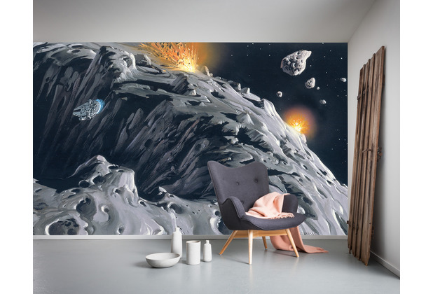 Komar Vlies Fototapete Star Wars Classic RMQ Asteroid 500 x 250 cm