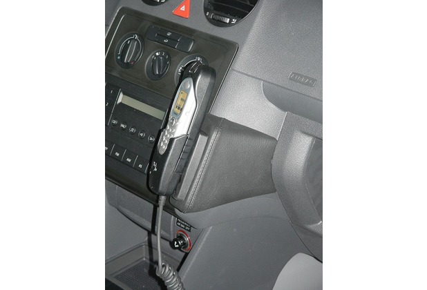 Kuda Lederkonsole für VW Caddy ab 02/04 Echtleder schwarz