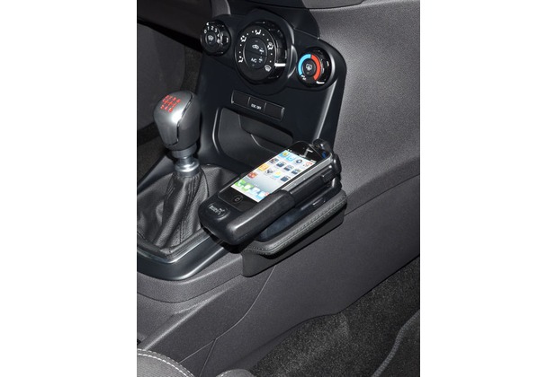 Kuda Lederkonsole für Ford Fiesta ab 2013 (nur Sport Version) Mobilia / Kunstleder schwarz