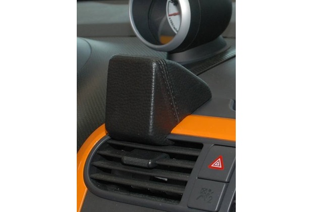 Kuda Navigationskonsole für Navi Opel Agila / Suzuki Splash ab 04/08 Mobilia / Kunstleder schwarz