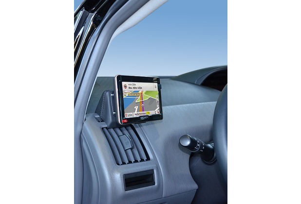 Kuda Navigationskonsole für Navi Toyota Prius + Mobilia / Kunstleder schwarz