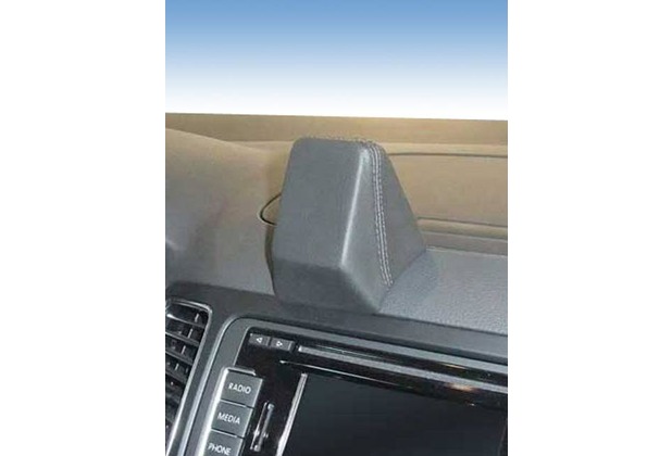 Kuda Navigationskonsole für Navi VW Sharan & Seat Alhambra 09/2010 Mobilia Kunstleder schwarz