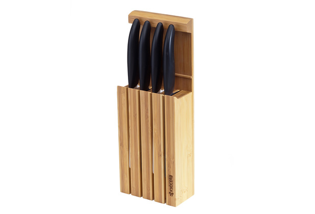 Kyocera 3in1 Bambus Messerblock Für Bis Zu Hertiede