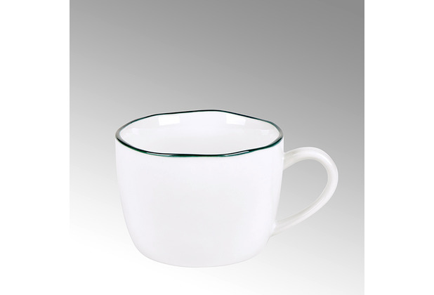 Lambert Piana Kaffee-/Teetasse wei/basaltgrau