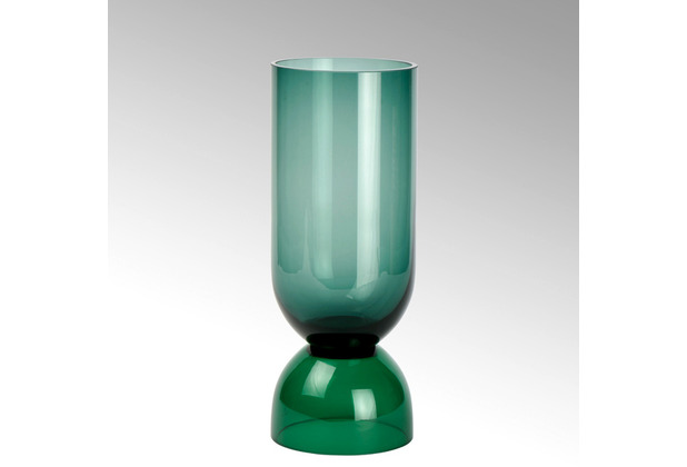 Lambert Vasari Vase/Windlicht blau/grn H 32 cm D 12 cm