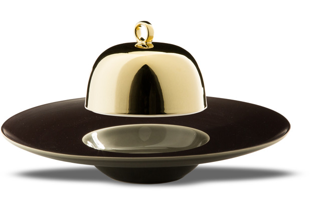 Le Coq Porcelaine Goldene Kuppel 18,5 cm Ekate