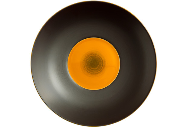 Le Coq Porcelaine Prsentationsteller 30,5 cm Ekate Orange