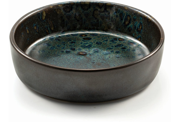 Le Coq Porcelaine Schale Bowl 12 cm Phobos Schwarz Blau