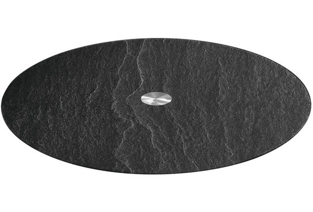 Leonardo Platte TURN 32,5 cm schwarz Schieferoptic