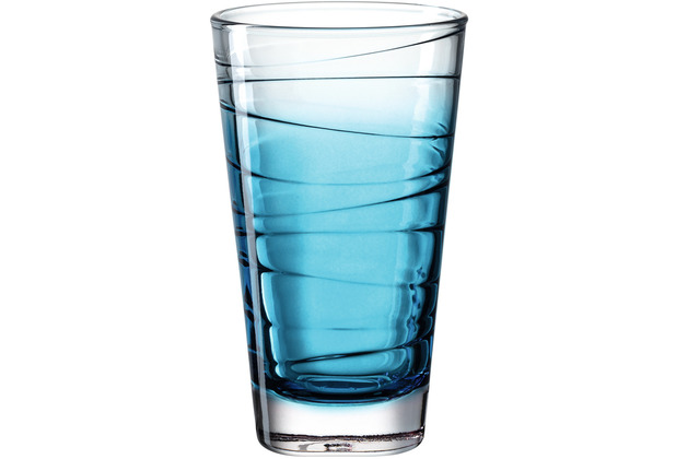 Leonardo Trinkglas VARIO STRUTTURA 6er-Set 280 ml blau
