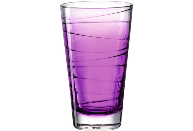 Leonardo Trinkglas VARIO STRUTTURA 6er-Set 280 ml violett