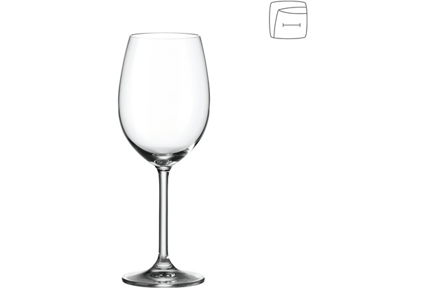 Leonardo Weiweinglas DAILY auf 0,2l geeicht 6er-Set