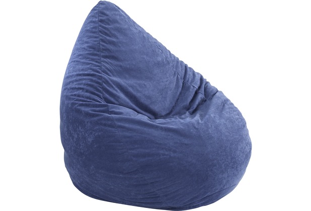 linke licardo Sitzsack Microvelour blau 90 cm hoch