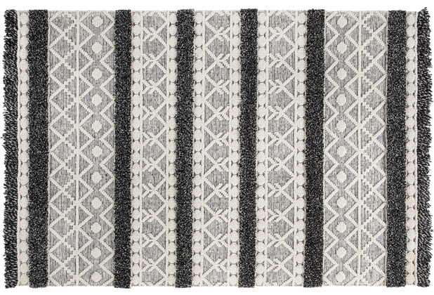 Luxor Living Teppich Fano creme-schwarz 130 cm x 190 cm