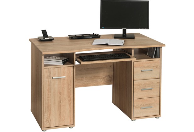 MAJA Möbel Schreib- und Computertisch OFFICE EINZELMODELLE Sonoma-Eiche 120 x 75 x 67 cm