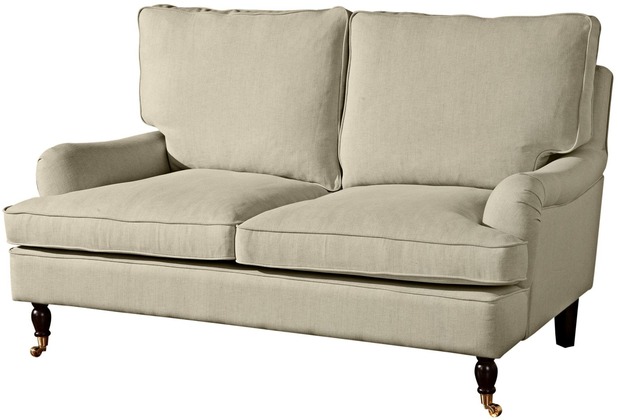 Max Winzer Passion Sofa 2-Sitzer Flachgewebe (Leinenoptik) beige