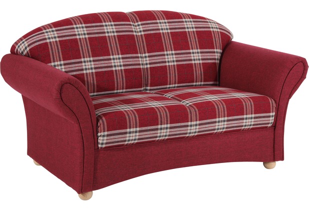 Max Winzer Corona Sofa 2-Sitzer Flachgewebe rot