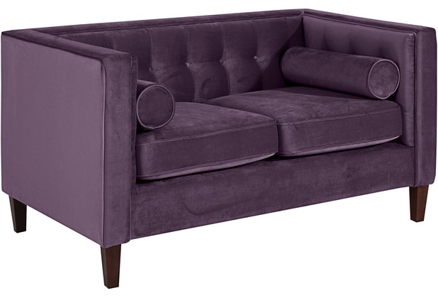 Max Winzer Jeronimo Sofa 2-Sitzer Samtvelours purple