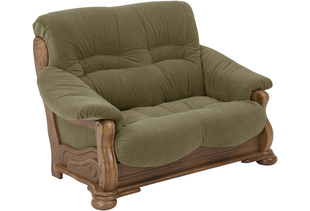Max Winzer Tennessee Sofa 2-Sitzer Flockstoff grn