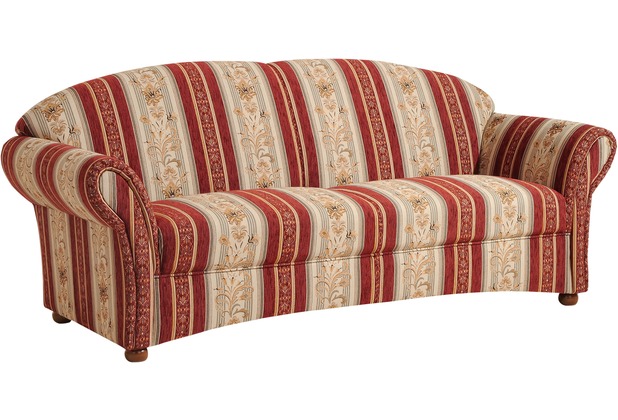 Max Winzer Corona Sofa 2,5-Sitzer Chenille rot