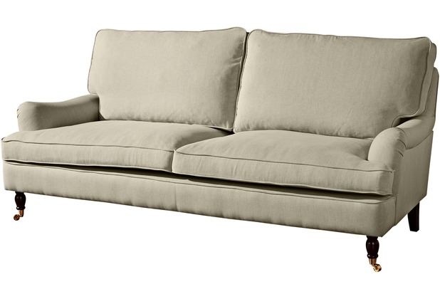 Max Winzer Passion Sofa 3-Sitzer (2-geteilt) Flachgewebe (Leinenoptik) beige