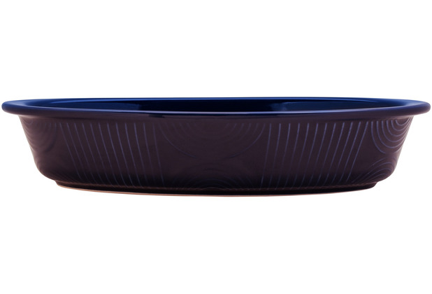 Maxwell & Williams ARC Auflaufform oval, 25 x 16 cm, Indigoblau, Premium-Keramik, in Geschenkbox