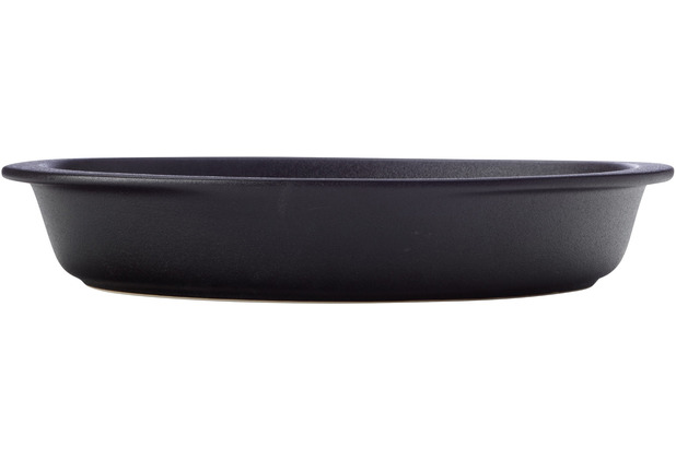 Maxwell & Williams CAVIAR BLACK Auflaufform oval, 35 x 21 cm, Premium-Keramik