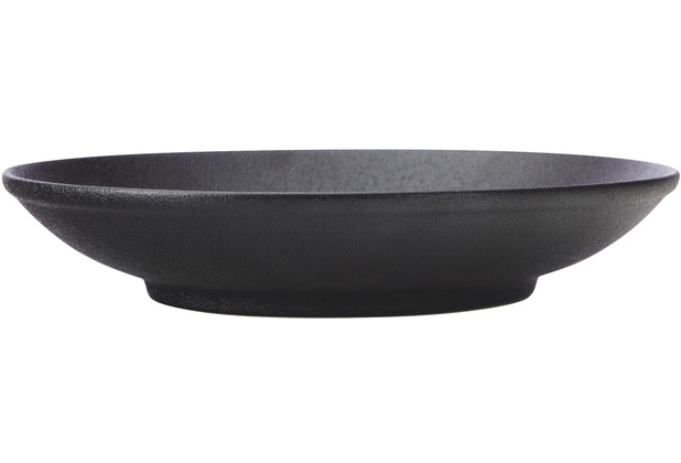 Maxwell & Williams CAVIAR BLACK Schale auf Fu, 25 cm, Premium-Keramik