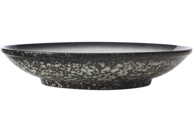 Maxwell & Williams CAVIAR GRANITE Schale auf Fu, 25 cm, Premium-Keramik