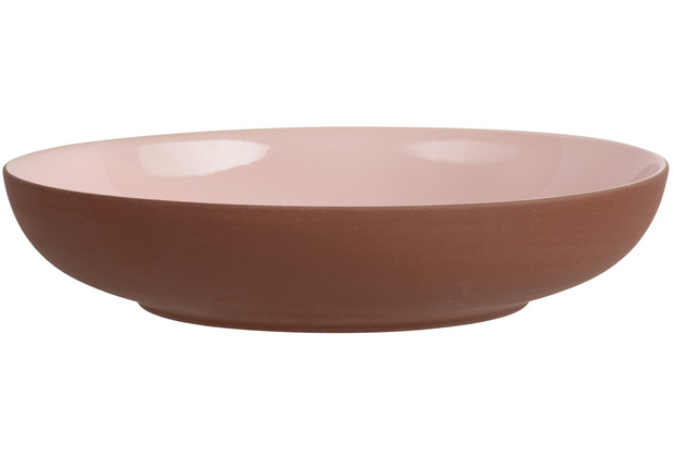 Maxwell & Williams SIENNA Schssel flach, 22 x 4,5 cm, Pink, Keramik Ton