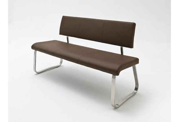 MCA furniture ARCO Bank 2, Kunstlederbezug braun