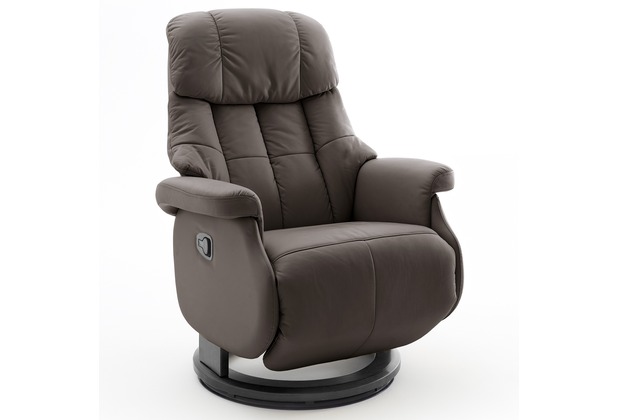 MCA furniture Calgary Comfort Relaxsessel mit Fusttze, braun/schwarz