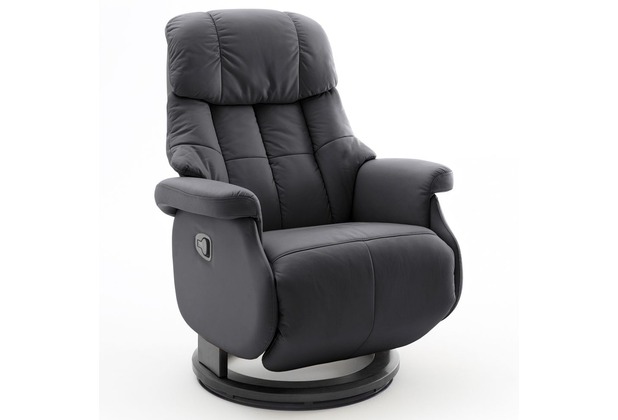 MCA furniture Calgary Comfort Relaxsessel mit Fusttze, schwarz/schwarz