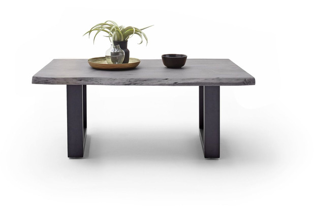 MCA furniture Cartagena Couchtisch grau anthrazit lackiert U-Bein 110 x 45 x 70 cm