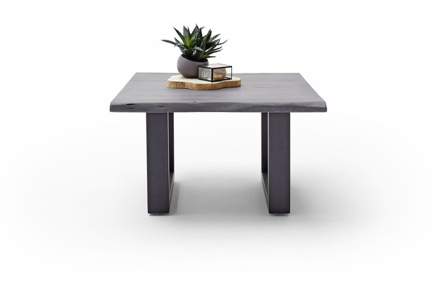 MCA furniture Cartagena Couchtisch grau anthrazit lackiert U-Bein 75 x 45 x 75 cm