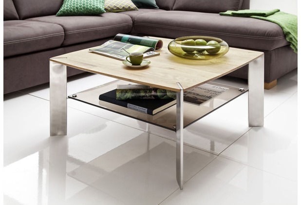 MCA furniture Nelia Couchtisch in Asteiche, 80 cm