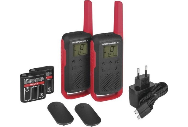 Motorola Funkgerät PMR Talkabout T62, rot