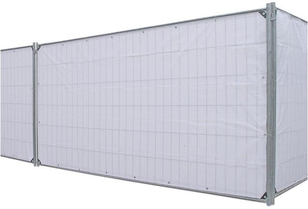 NOOR Bauzaunplane Profi 140 g/m² 1,76 x 3,41 m weiß