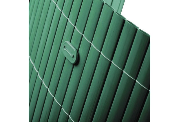 NOOR Befestigungskit für PVC Sichtschutzmatten 26 Stück Farbe grün
