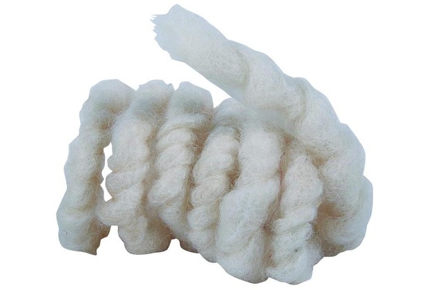 NOOR Wollkordel aus Schafwolle 3m Ø 1 cm naturweiß
