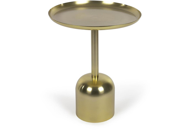 Nosh Adaluz runder Beistelltisch aus Metall gold  37 cm