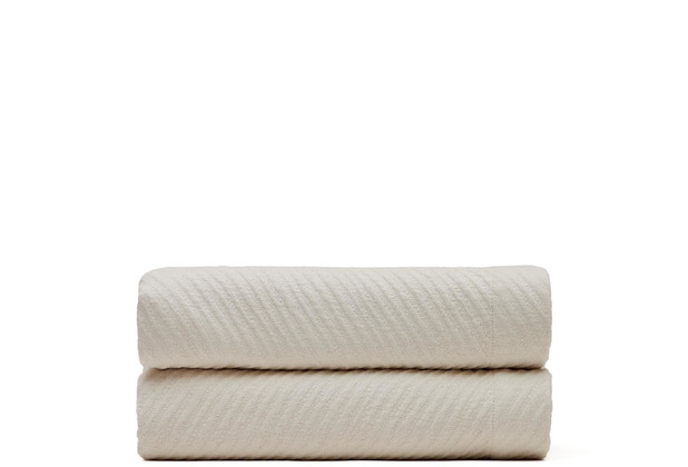 Nosh Bedar Tagesdecke 100% Baumwolle in Beige fr Bett von 160/180 cm