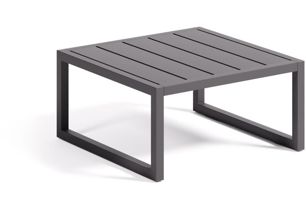 Nosh Beistelltisch Comova 100% outdoor aus schwarzem Aluminium 60 x 60 cm