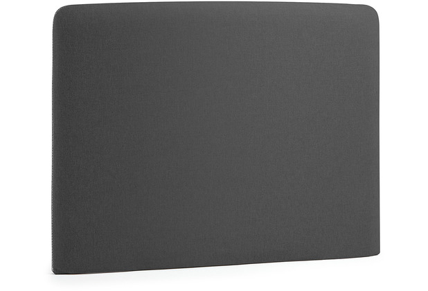 Nosh Bettkopfteil Dyla mit abnehmbarem Bezug in Schwarz fr Bett von 90 cm