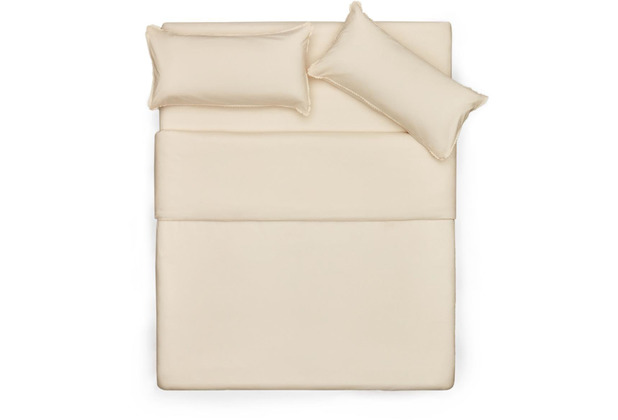 Nosh Ciurana Bettdeckenbezug 100% natrliche Baumwolle mit Spitze fr Bett von 135/140 cm