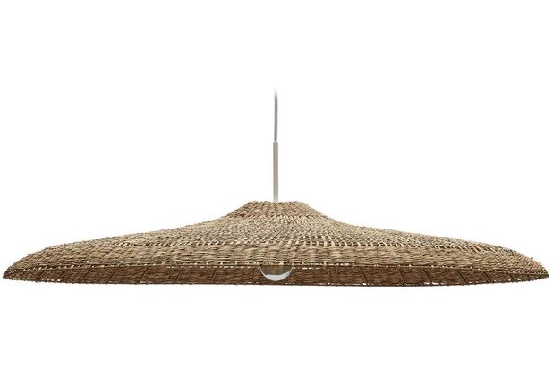 Nosh Cruilles Lampenschirm fr Pendelleuchte aus Naturfasern mit natrlchem Finish  100 cm