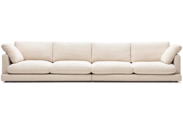 Nosh Gala 6-Sitzer-Sofa beige 390 cm