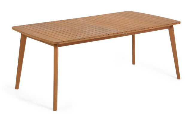 Nosh Hanzel ausziehbarer Outdoor Tisch aus massivem Eukalyptusholz 183 (240) x 100 cm FSC 100%